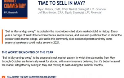 Time To Sell In May? | Weekly Market Commentary | May 3, 2021