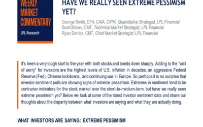 Have We Really Seen Extreme Pessimism Yet? | Weekly Market Commentary | May 9, 2022